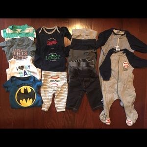 💟SOLD💟 Baby boy 3 month clothing lot - 14 pieces